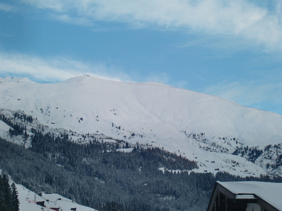 Die Abfahrt von der Wanglspitze in der Totalen