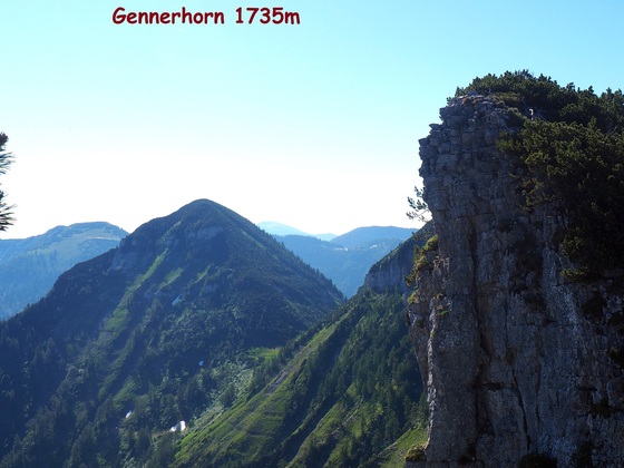 Gennerhorn 1735m vom Regenpitz