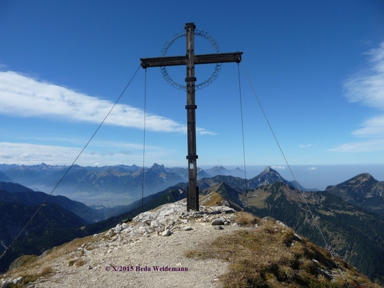 Westlicher Geierkopf, Blick nach Westen