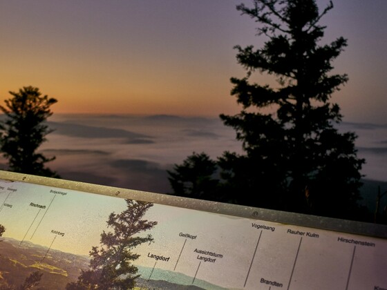 Sonnenaufgang am Hennenkobel