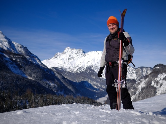 Jörg (Oafoch Guat) am Kühkranz