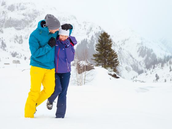 Wandern im Schnee