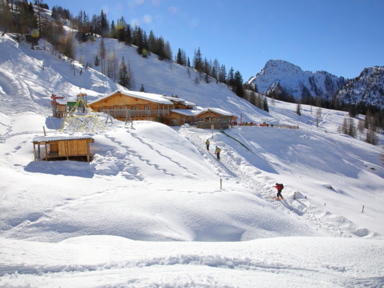 Loosbühelalm im Winter