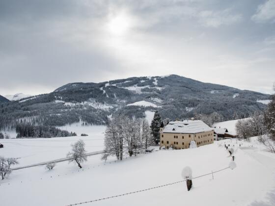 oberhalb des Schloss Höchs