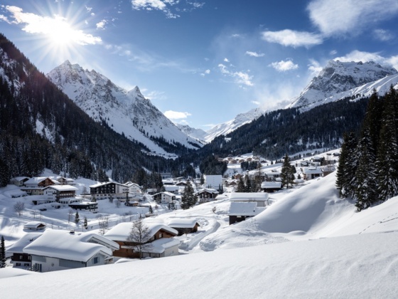 Blick auf Gargellen