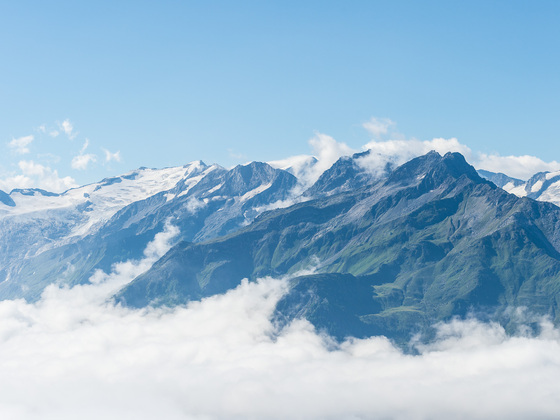Ausblick auf den Nationalpark Hohe Tauern