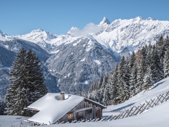 Winterlandschaft Bartholomäberg