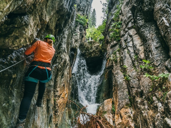 Klettersteig Röbischlucht