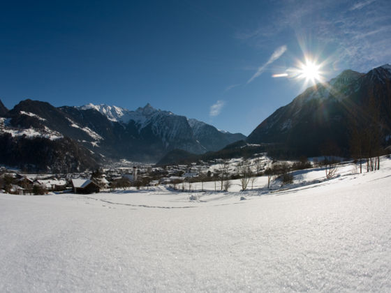 Sautens im Winter
