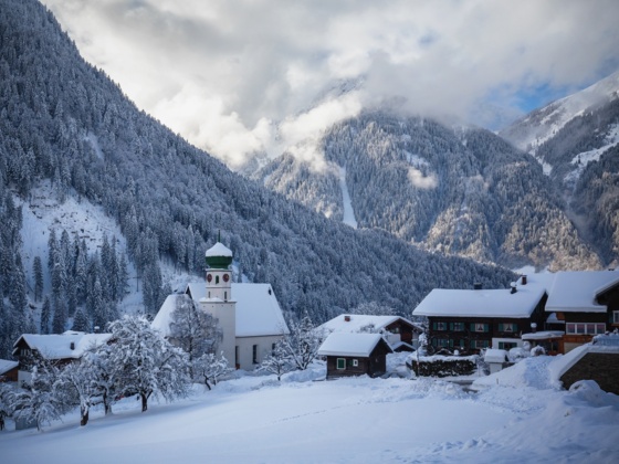Winterlandschaft St. Gallenkirch