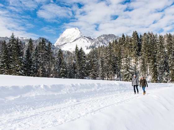 Winterwandern vorm Wilden Kaiser