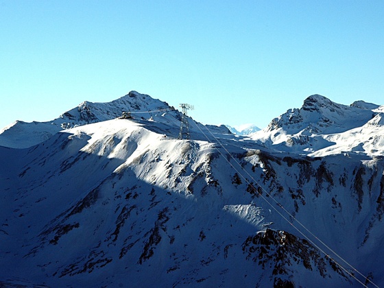 Bergstation der neuen Piz Val Gronda E5 Seilbahn
