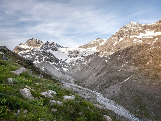 Piz Buin mit Ochsentaler Gletscher