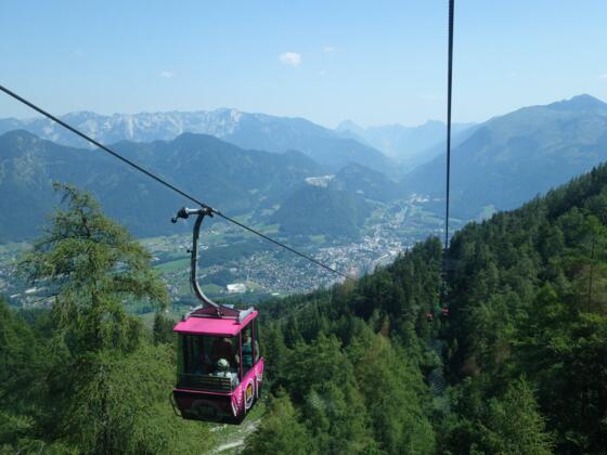 Zurück mit der Katrin Seilbahn