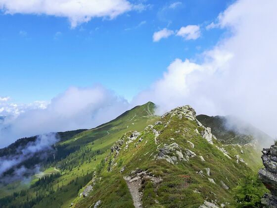 Bergrücken zwischen Wiedersberger Horn und Standkopf