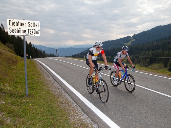 Rennradfahren am Hochkönig