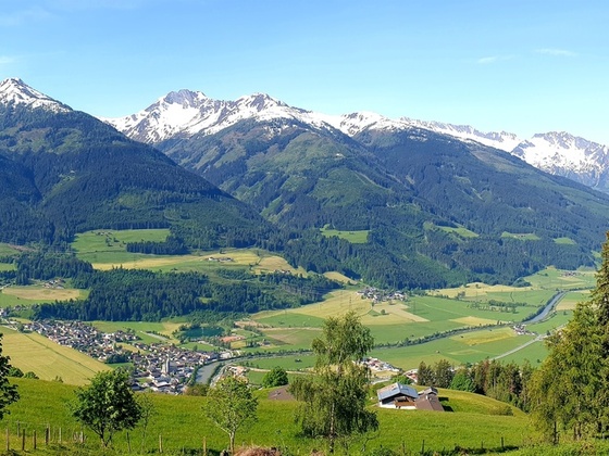 Panorama von Röderlehen über das Salzachtal