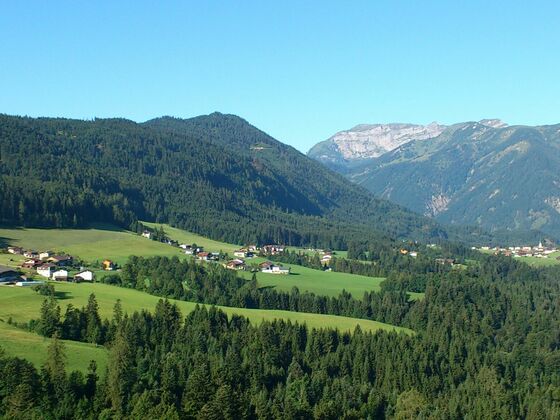 Brandenberg Blick Tal auswärts