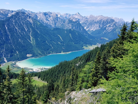 Blick von der Erfurter Hütte