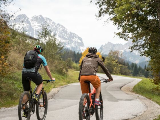Biker auf der Kreslrunde in Annaberg