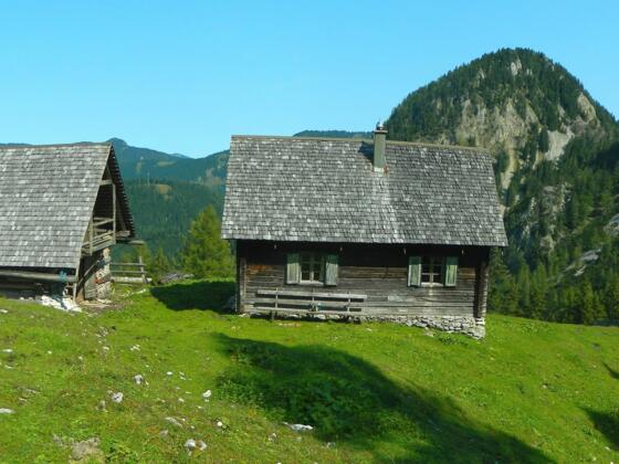 Laglalm, dahinter der Schafkogel