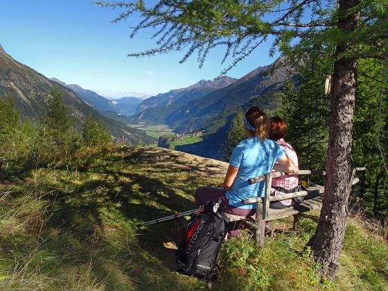 Blick nach Längenfeld