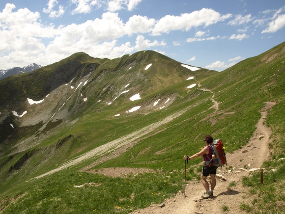 Auf dem Panoramaweg von der Jöchlspitze zur Bernhardseckhütte
