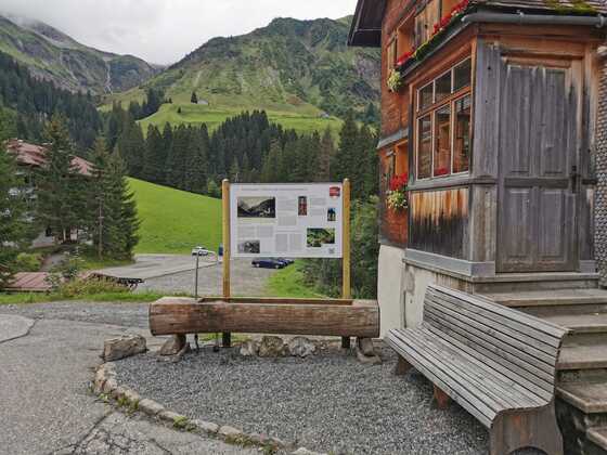 Wanderstartplatz Schröcken
