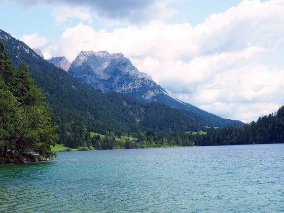 Hintersteinersee 882m mit Scheffauer