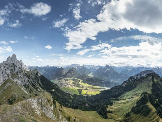 Blick vom Hahnenkamm Reutte