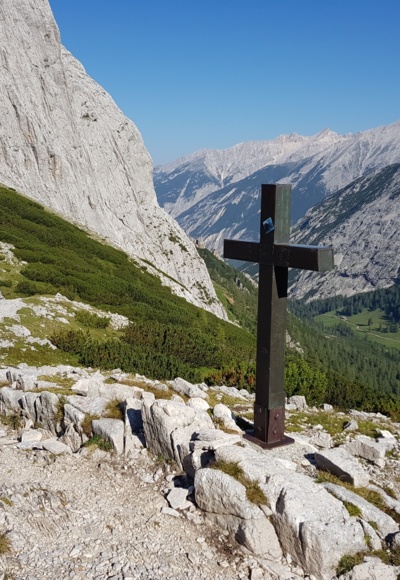Aufstieg zum Lafatscherjoch, Blick ins Hinterautal