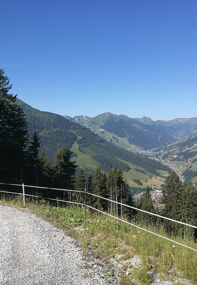 Blick auf das Glemmtal