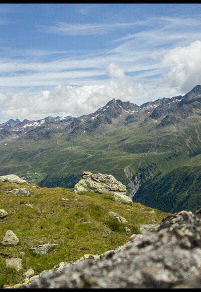 Herrliche Trails oberhalb von Obergurgl.