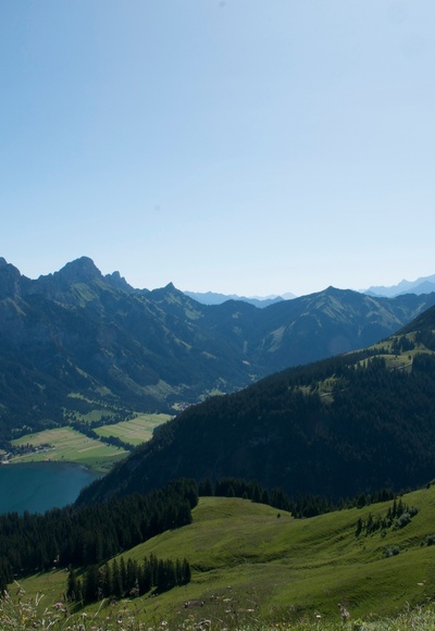 Blick vom Neunerköpfle Richtung Haldensee