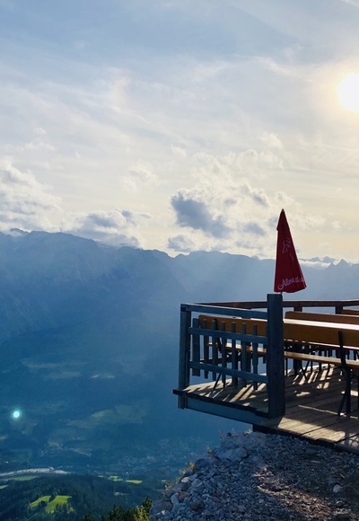 Terrasse Werfener Hütte