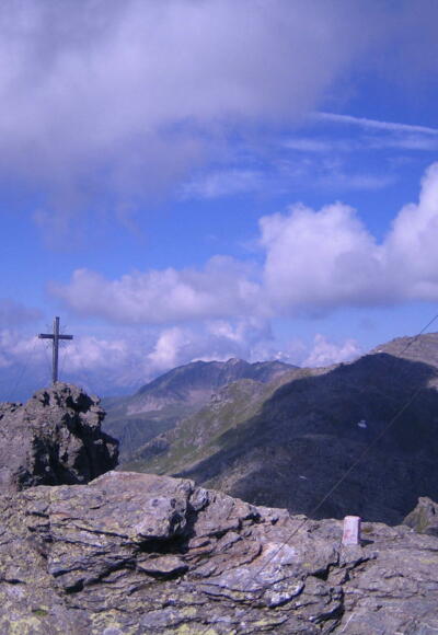 Der Doppelgipfel der Naviser Sonnenspitze