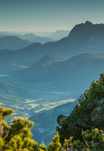 Gipfel Steinplatte Waidring