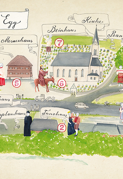 Egg - Lageplan - Illustration Monika Hehle