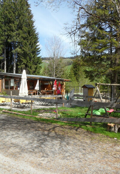 "Fischteich" am Radwanderweg Tannheimer Tal