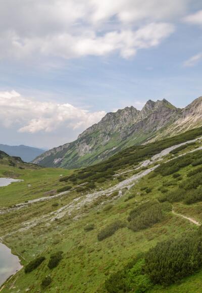 Oberhüttensee mit Oberhütte