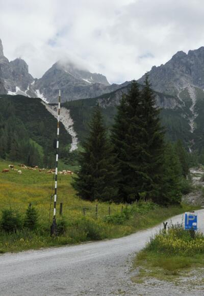 Parkplatz bei der Unterhofalm