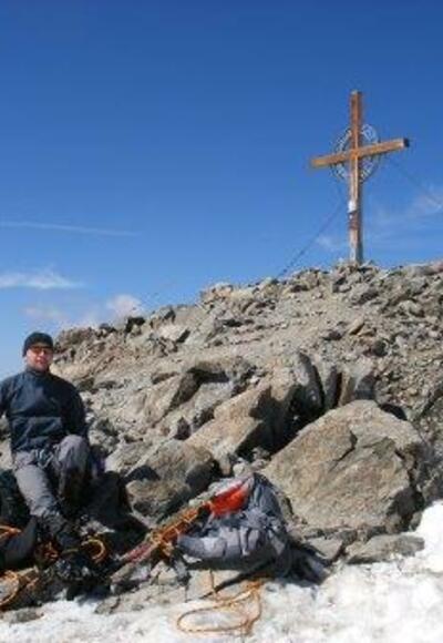 Am Gipfel der Weissseespitze