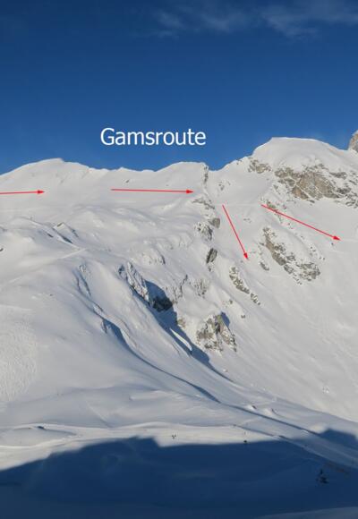 Übersicht Gamsroute