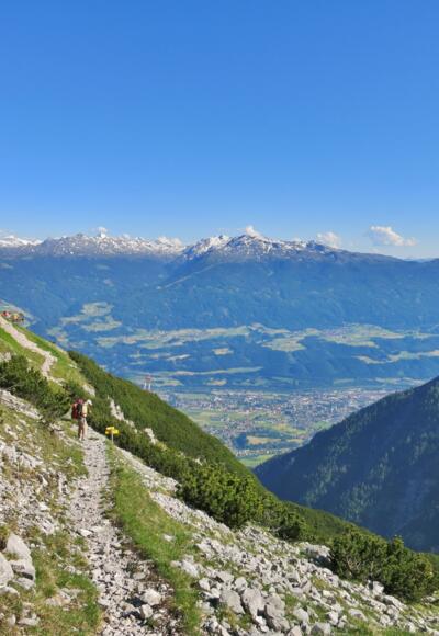 Bettelwurfhütte - links in Sicht
