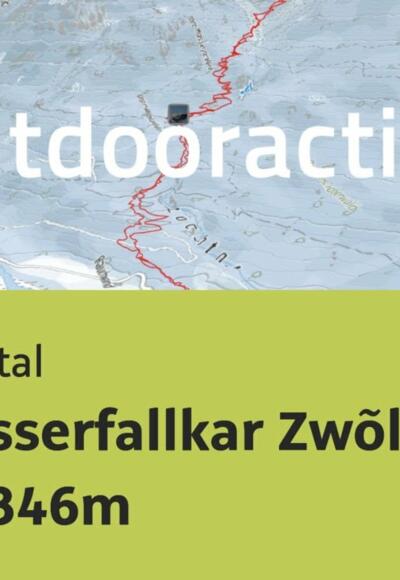 Skitour im Lechtal: Wasserfallkar Zwõlfer P.2346m
