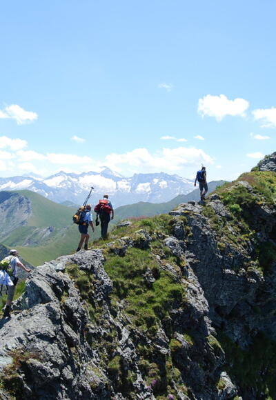 Am Gipfelgrat der Laderdinger Gamskarspitze