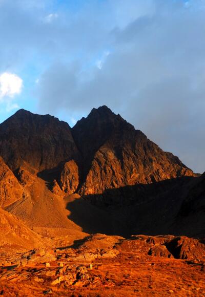 Sonnenaufgang Hoher und Niederer Prijakt