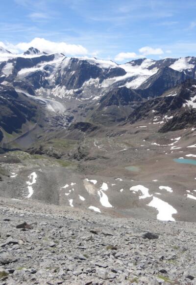 Wildspitze und Co. über dem Aufstiegsweg