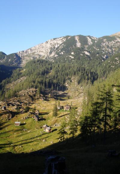 Schwarzenbergalm mit Ischler Hütte