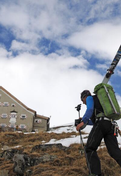 Schlussanstieg zum Hochjoch-Hospiz
